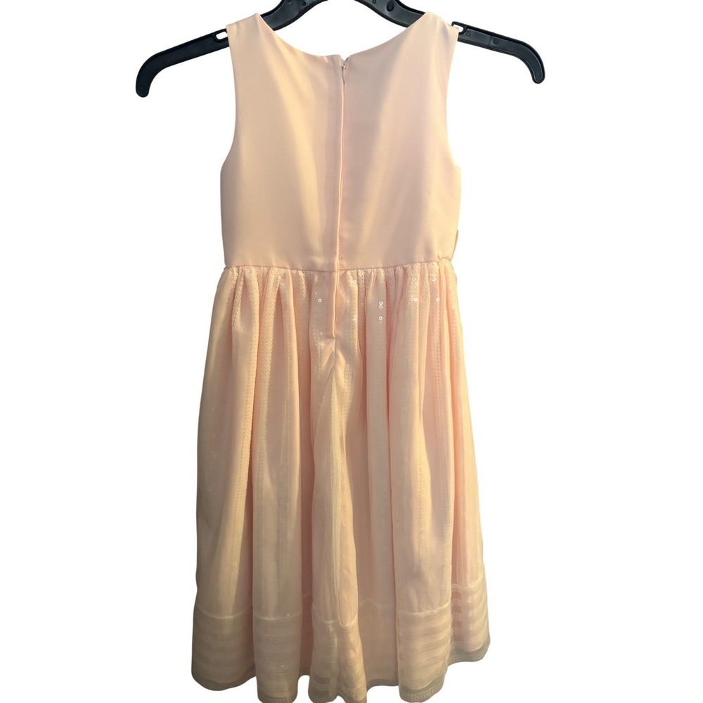 Cinderella Pink Flower Sequin Tulle Dress Girls Size 10 Formal - Picture 2 of 6